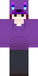 Purple Hooded Enderling Minecraft skin