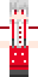 Ruby Maid Dress Minecraft skin