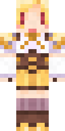 Golden Ornate Princess Minecraft skin