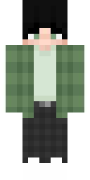 Green Jacket Casual Minecraft skin