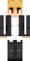 Blonde White Vest Minecraft skin