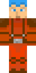 Orange Prison Inmate Minecraft skin