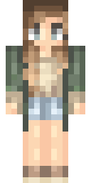Denim Field Girl Minecraft skin