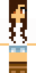 Brunette Casual Cutie Minecraft skin
