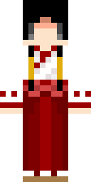 Crimson Kimono Lady Minecraft skin