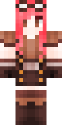 Crimson Bunny Warrior Minecraft skin