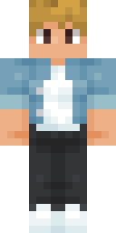 Denim Jacket Blond Minecraft skin