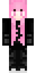 Pink Haired Assassin Minecraft skin