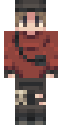 Crimson Satchel Boy Minecraft skin