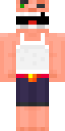 White Tank Boxer Minecraft skin