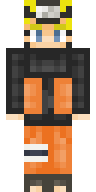 Orange Ninja Fox Minecraft skin