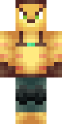 Blazing Fire Titan Minecraft skin