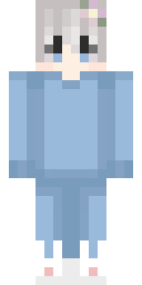 Pale Bunny Hoodie Minecraft skin