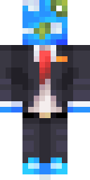 Crimson Tie Suit Minecraft skin