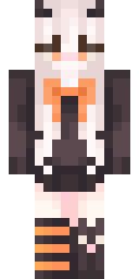 Orange Stripe Onesie Minecraft skin