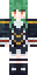 Green Knight Warrior Minecraft skin