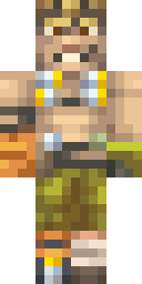 Golden Warrior Blonde Minecraft skin