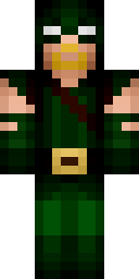 Emerald Ranger Hood Minecraft skin