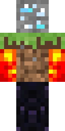 Molten Grass Cube Minecraft skin