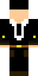 Sharp Black Suit Minecraft skin