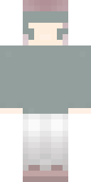 Silent Gray Coat Minecraft skin