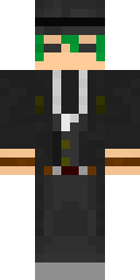 Sharp Green Tie Suit Minecraft skin