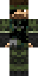 Jungle Camo Soldier Minecraft skin