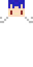 Blue Hair Angel Boy Minecraft skin