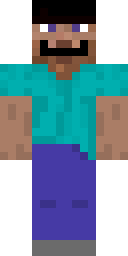 Teal Shirt Steve Minecraft skin