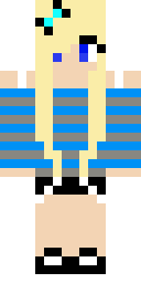 Sailor Stripes Princess Minecraft skin