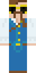 Royal Blue Captain Minecraft skin