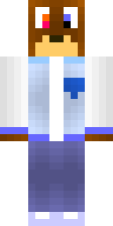 Frosty Blue Hoodie Minecraft skin