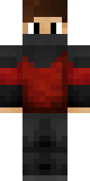 Crimson Masked Fighter Minecraft skin