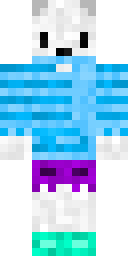 Icy Bone Reaper Minecraft skin
