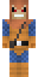 Fiery Bearded Brawler Minecraft skin