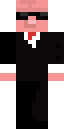Pink Piglin Gentleman Minecraft skin