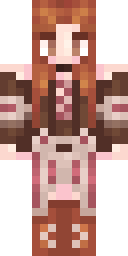 Rosy Ranger Girl Minecraft skin