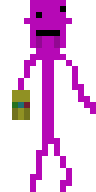 Purple Slime Creature Minecraft skin