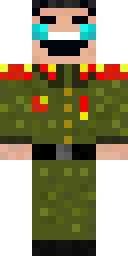 Green Military Officer Minecraft skin
