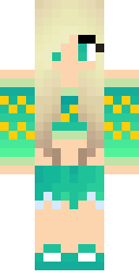 Golden Mint Sundress Minecraft skin