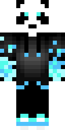 Frozen Panda Hoodie Minecraft skin