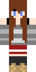 Ruby Stripe Casual Minecraft skin