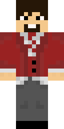 Cheery Red Cardigan Minecraft skin