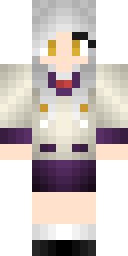 Silver Angel Maiden Minecraft skin
