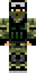Toxic Gas Soldier Minecraft skin