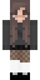 Brunette Casual Girl Minecraft skin