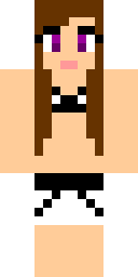 Pink Eyed Beanie Girl Minecraft skin