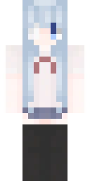 Frost Spirit Maiden Minecraft skin