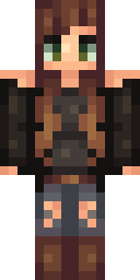 Warrior Braid Huntress Minecraft skin