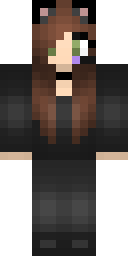 Brown Hoodie Girl Minecraft skin